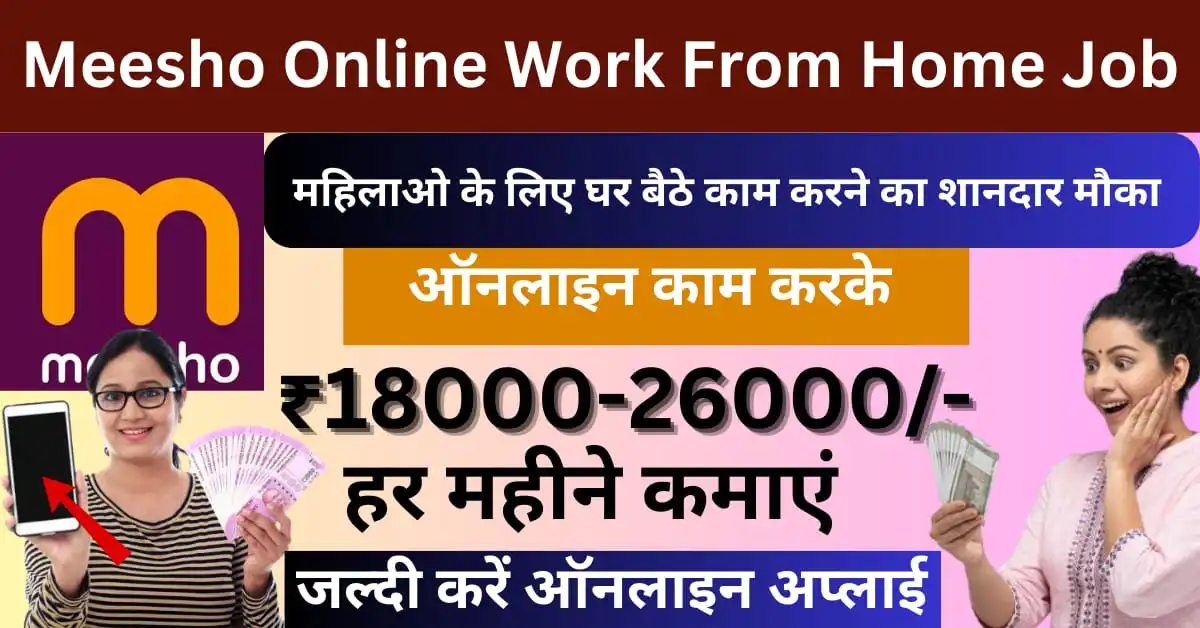 Meesho Work From Home Job For Females