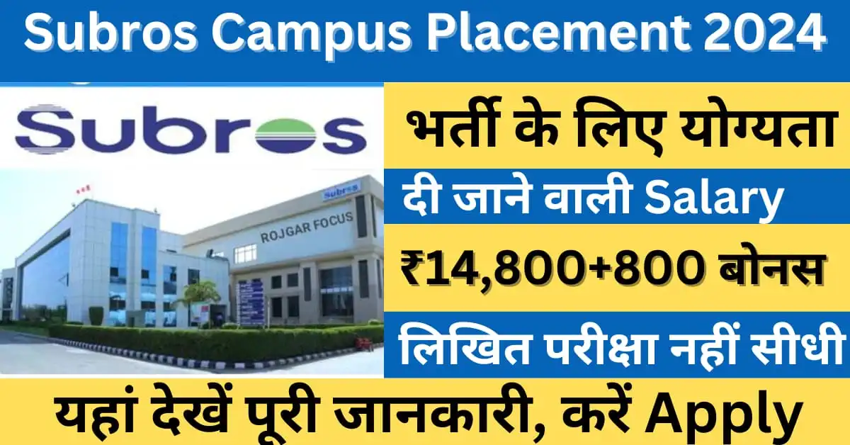 Subros Limited Campus Placement