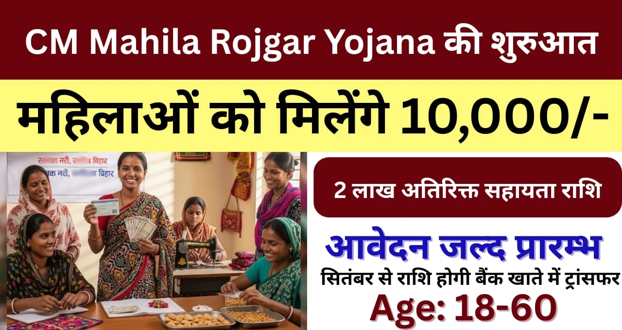 CM Mahila Rojgar Yojana 2025